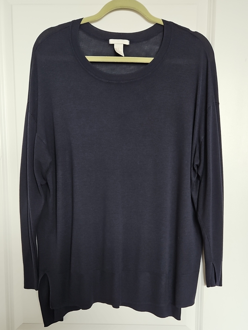 H&M Navy Long-Sleeve Top